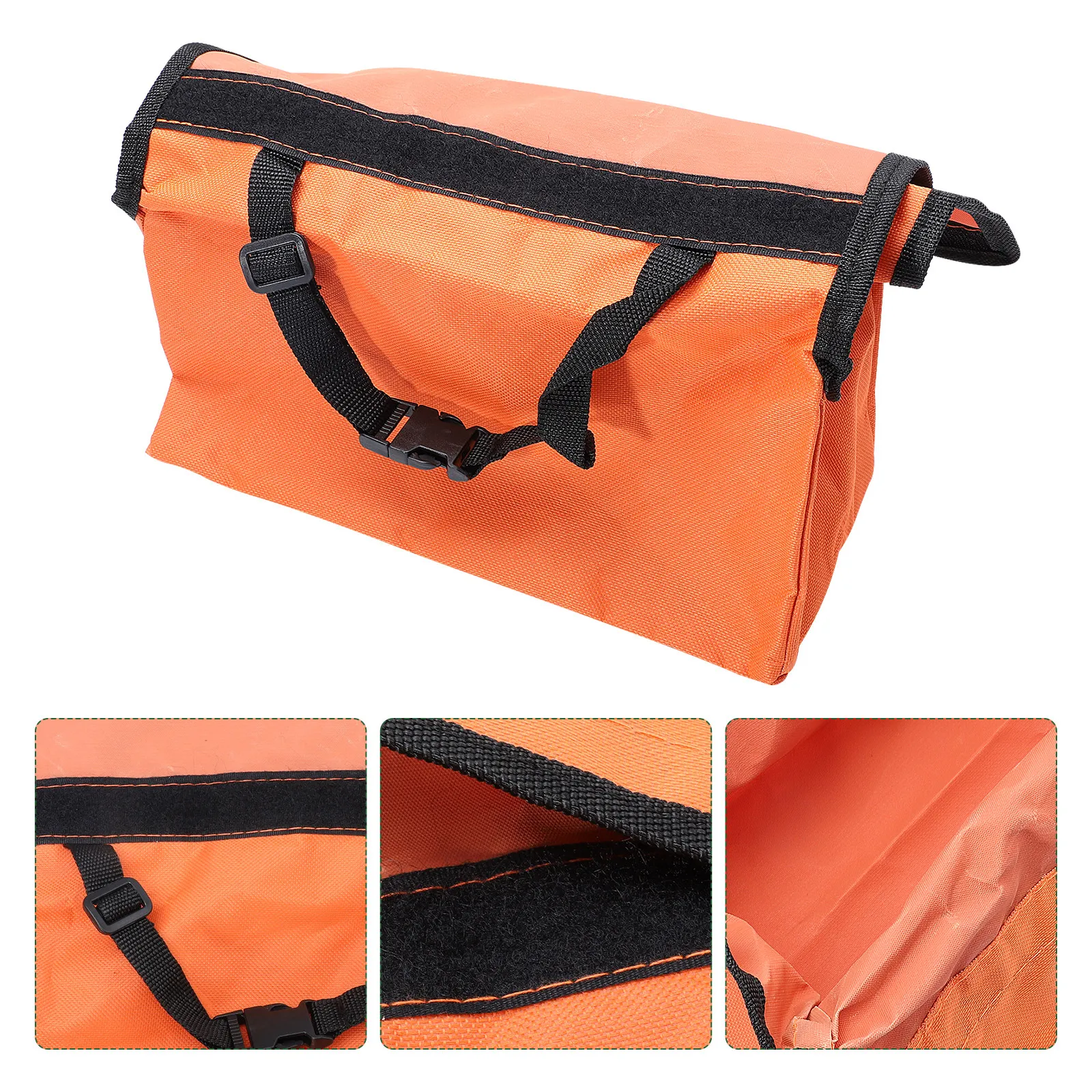 

1 шт. Оранжевая выдвижная сумка-чехол для лестницы, сверхпрочная сумка для инструментов с усиленной пряжкой, сверхвместительная, моющаяся, многофункциональная, для стремянки