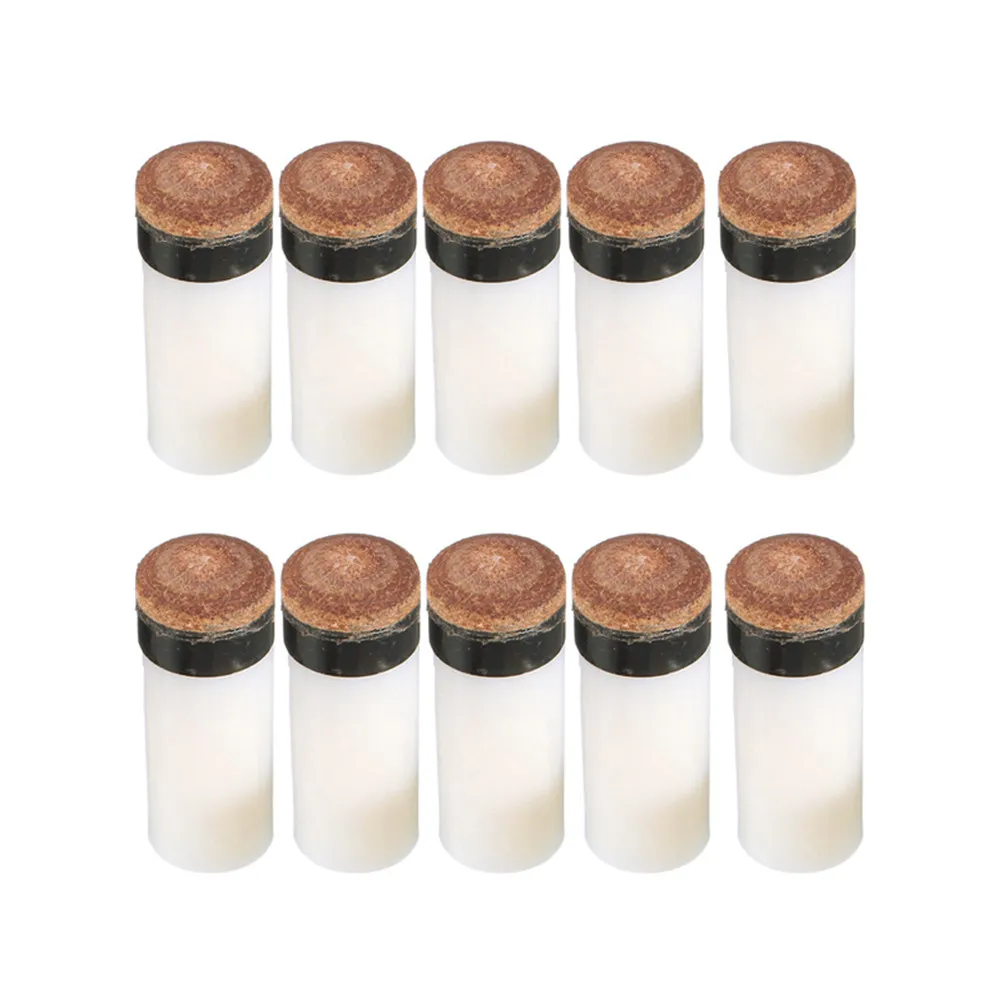 

Набор из 10 наконечников и втулок для бильярдных киев, американский стиль, с резиновой основой и верхней частью для улучшения характеристик кия