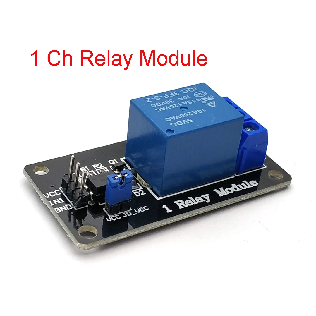 5V 12V 1 Channel Relay Module with Optocoupler Relay Output 1 Way Relay Module for Arduino