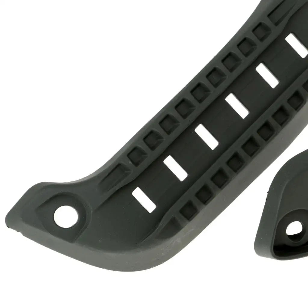 MICH ヘルメット アクセサリー キット ヘルメット サイド レール ガイド、ブラック/グリーン/タン