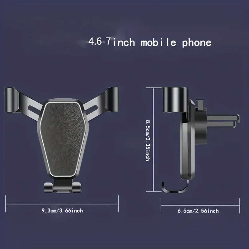 Автомобильный кронштейн для мобильного телефона, автоматический многофункциональный автомобильный воздухозаборник, гравитационный навигационный кронштейн, универсальный кронштейн для мобильного телефона