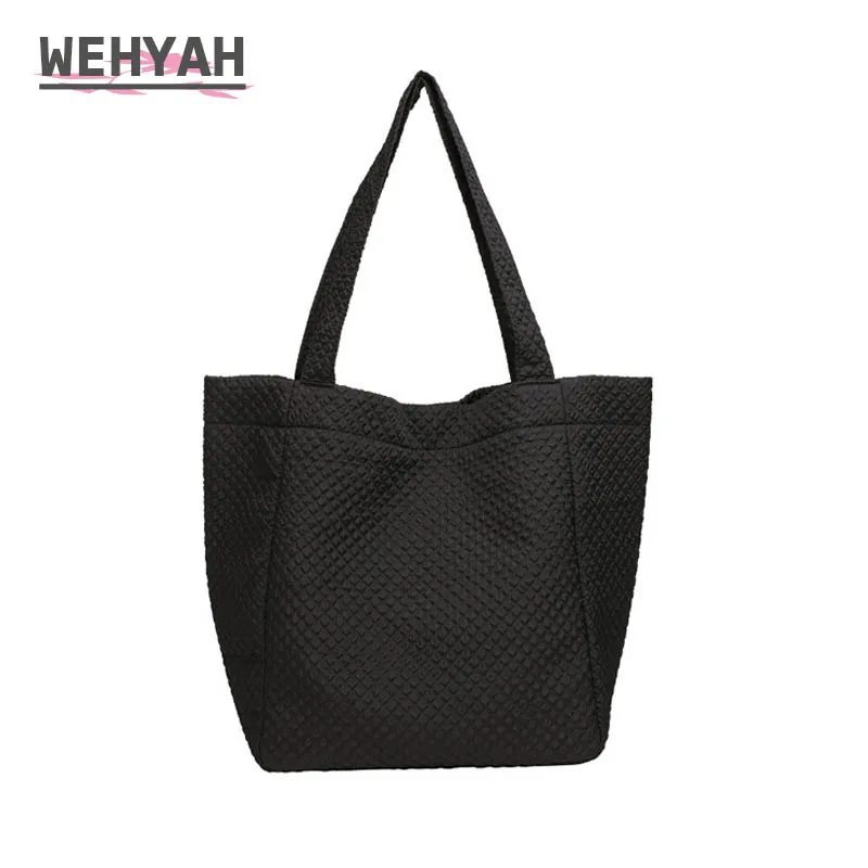 

Wahyah New Luxury Designer Bags for Women's Bag 2022 Trend Portable Clutch Purse Fashion Oxford Cloth Shoulder Bag Solid ZY059