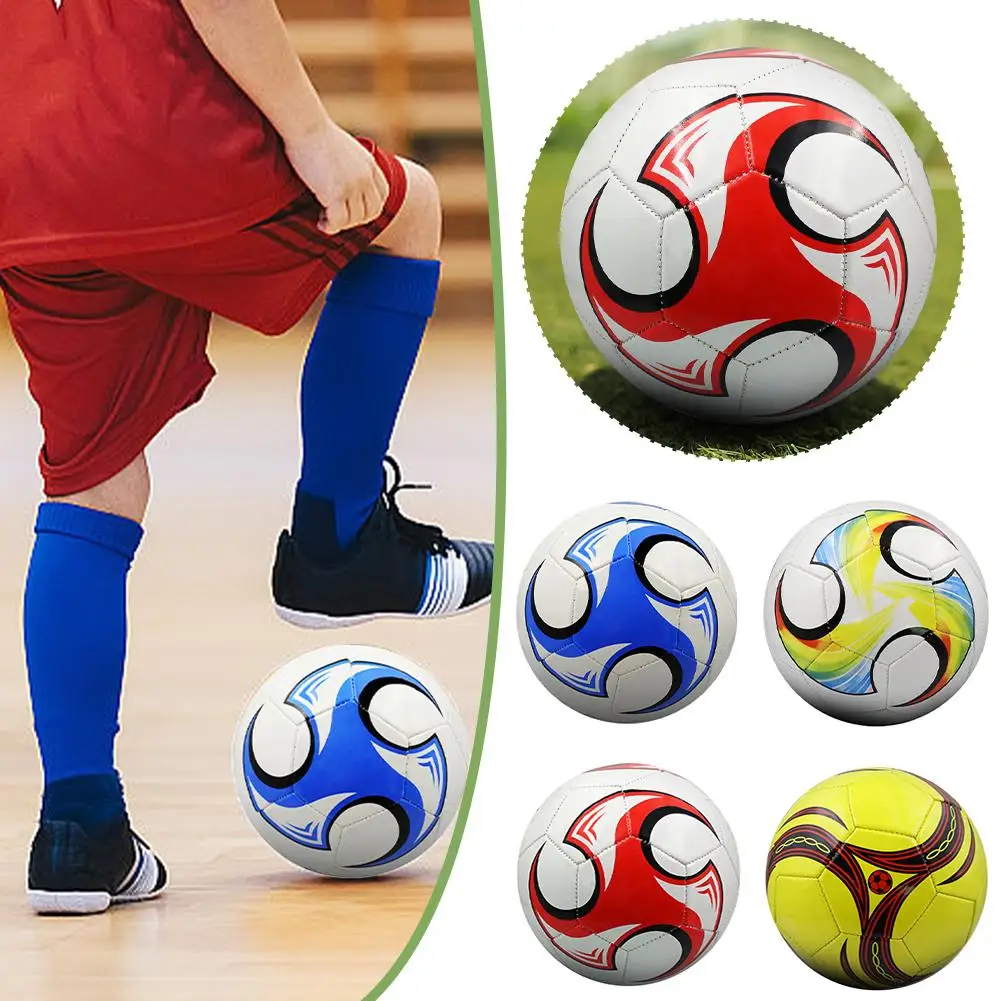 Balón de fútbol de tamaño estándar 4 para niños y adultos, pelota de juego para interiores y exteriores con adhesivo de PU, resistente al desgaste,