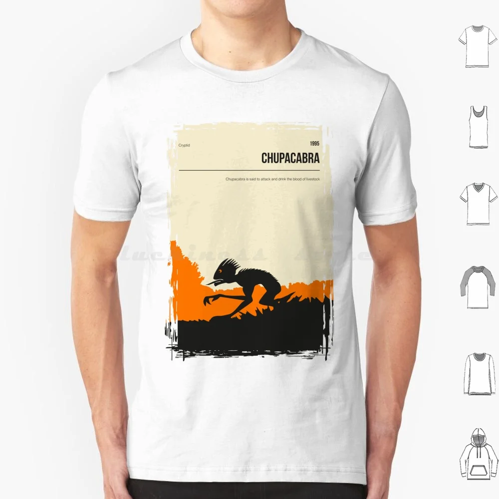 

Chupacabra Cryptid Cryptozoology Poster Футболка Хлопок Мужчины Женщины DIY Принт Chupacabra Cryptozoology Mothman Bigfoot Cryptids
