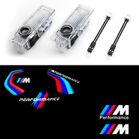 LED Car Door logo Projector Lamps Welcome Light For Mini Logo BMW M E90 E60 F18 E46 F30 F20 M2 M5 M3 E87 M4 X3 X5 X1 Accessories