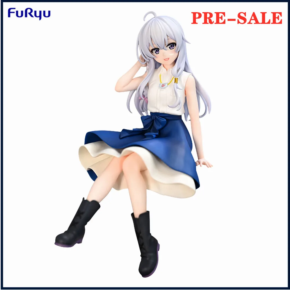 Original Anime Figure Furyu The Journey of Elaina Noodle Stopper Figure -Elaina Flared Skirt ver. Action Figurine Model Toys