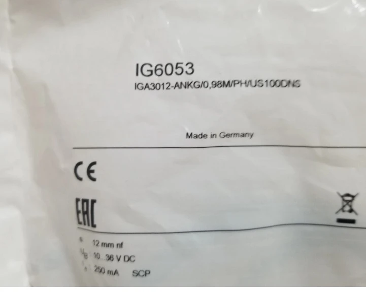 

Brand New Original IG6018 IG6022 IG6052 IG6053 IG6054 Inductive Fast Transport