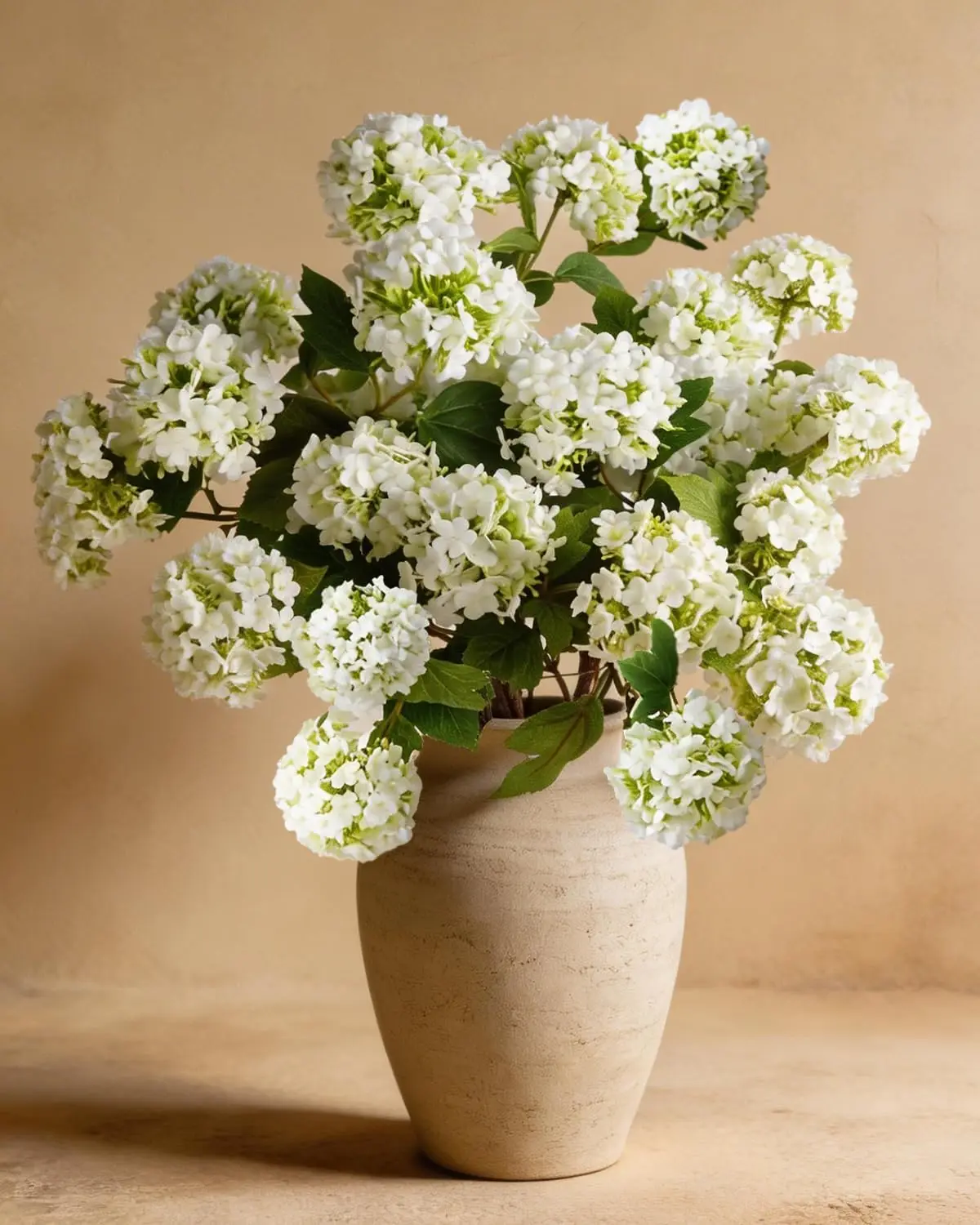 

6 Pcs Hydrangea Artificial Flowers - 32" & 26" Faux Long Stem with 24 Realistic Full Blooms for Spring & Summer Home Dec