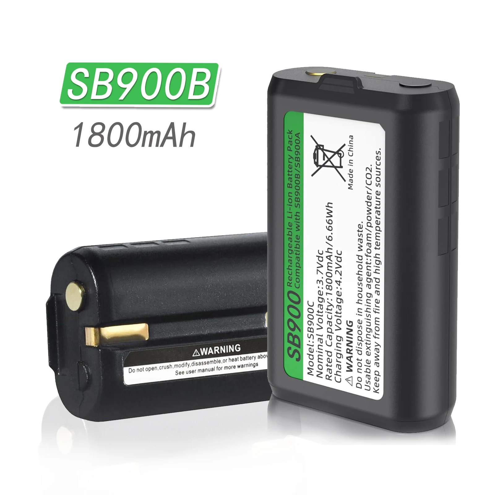 1800mAh 3.7v SB900B Rechargeable Lithium Battery for Shure P3RA  P9RA+ P10R+ Receivers SB900 SB900A SB900B SB900C ULX-D QLX-D