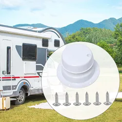 RV Roof Vent Cap Roof Pipe Exhaust Cover for Camper Trailer Camping Car With Screws Replacement Part 13.4cmx7.4cm
