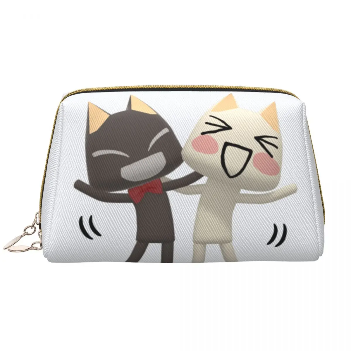 Custom Toro Inoue Cat Toiletry Bag for Women Cartoon Animation Cosmetic Makeup Organizer Lady Beauty Storage Dopp Kit Case