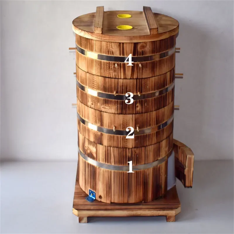 Wooden Bee Hive House Thickened Chinese Fir Barrel Beehive Beekeeping Tool Drum Bee Box Beekeeping Equipment Beekeeping Supplies