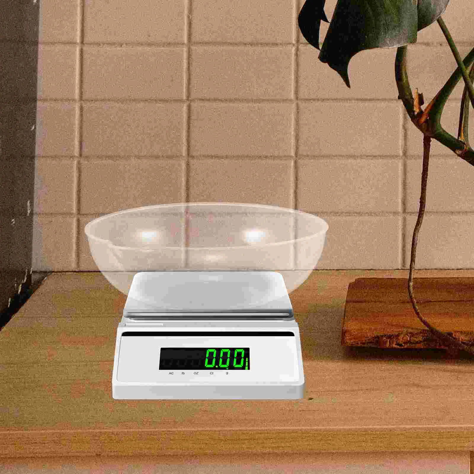 2 Pcs Kitchen Weighing Pan Food Cup Scale Tray Household Weight Plastic Electronic Balance Supplies Boats
