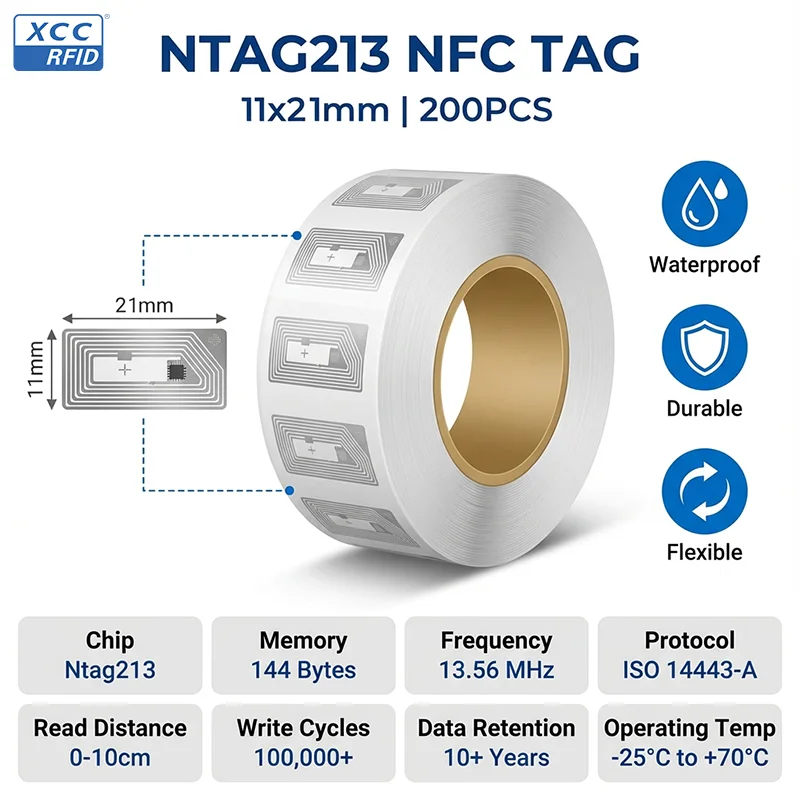Ntag213 NFC Tags Sticker 0.83