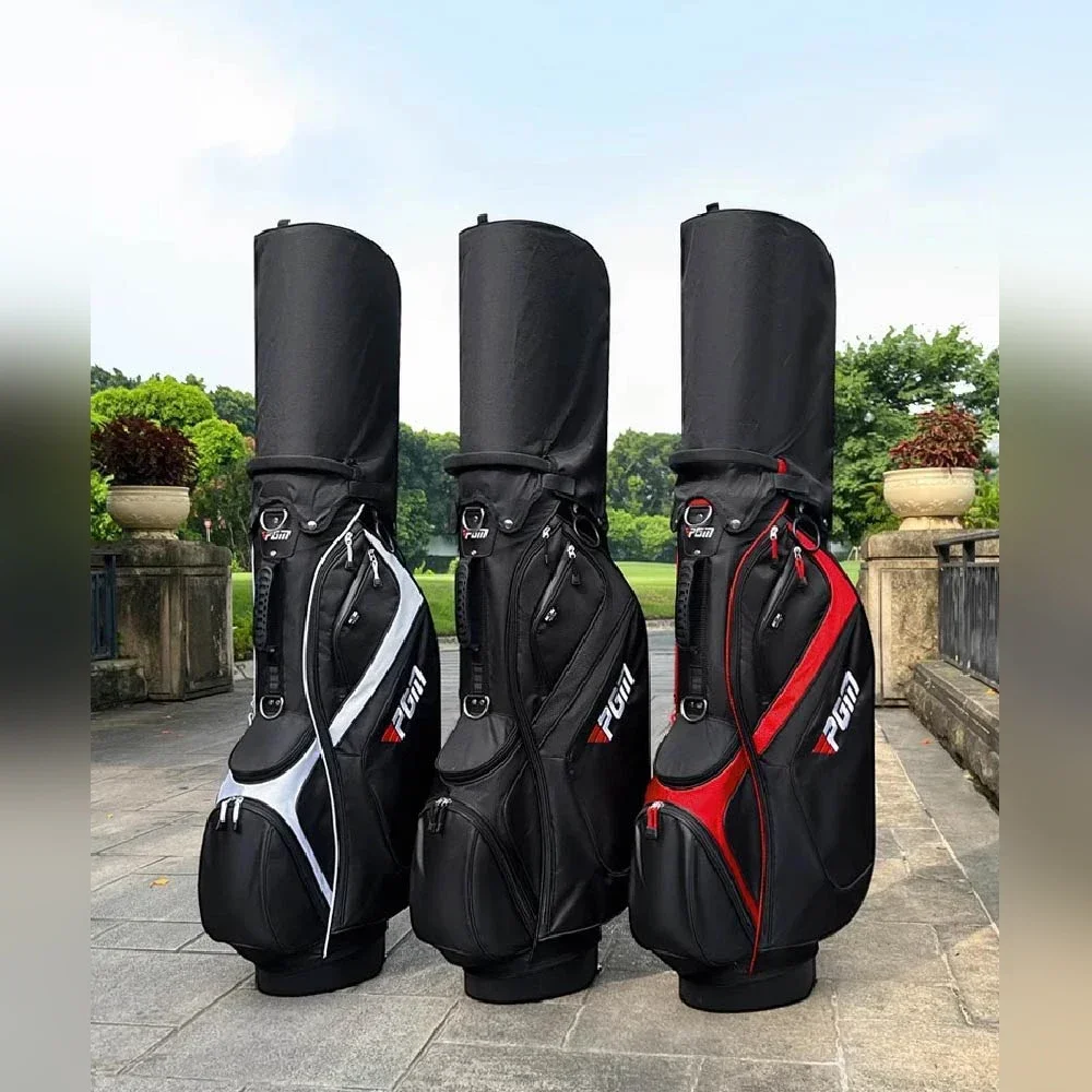 PGM Multifunction Men Women Golf Ball Bags,Large Capacity Portable 14 Pin Bracket Ball Bag,Lightweight Golf Stand Bags QB146