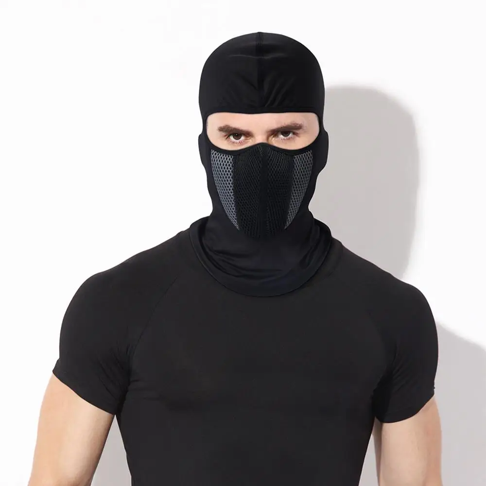 

Breathable Full Face Mask Balaclava Motorcycle Mask Outdoor Riding Dustproof Windproof Scarf Headgear Hood Helmet Neck Face Mask