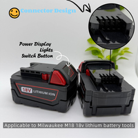 🔋New For Milwaukee M18 18V rechargeable lithium-ion battery M18B6 6000mAh, Milwaukee tool battery