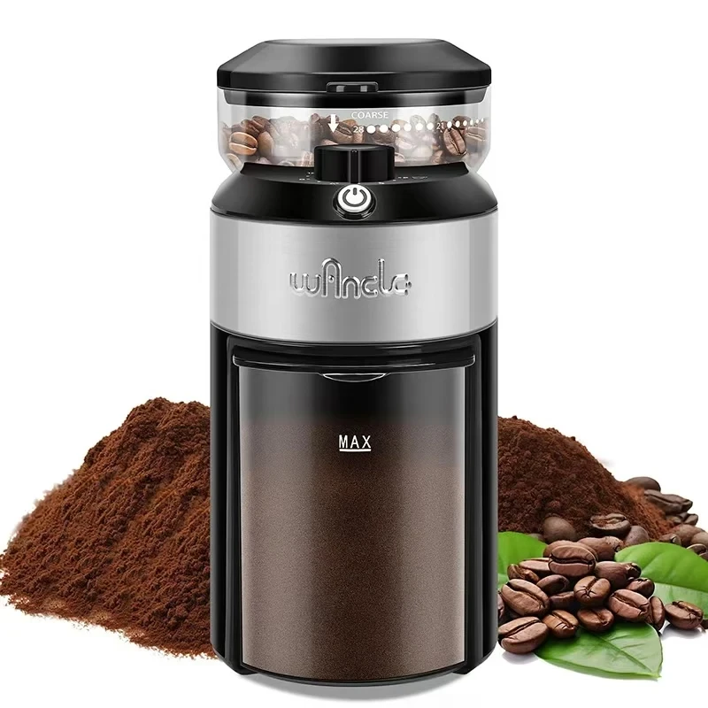 wancle-burr-moulin-a-cafe-electrique-en-acier-inoxydable-avec-28-reglages-de-mouture-pour-expresso-goutte-a-goutte-presse-francaise