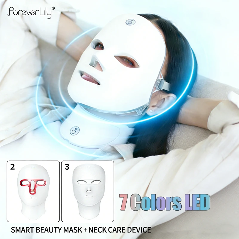 7 Colors Led Face M…