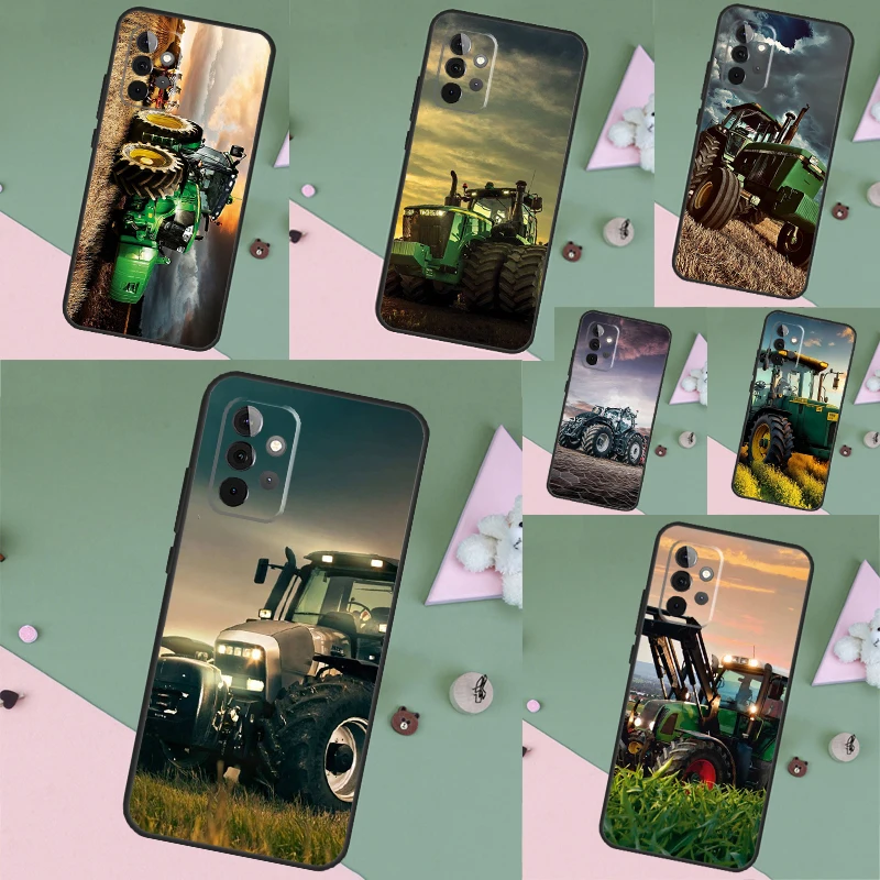 Farm Vehicle Tractor Case For Samsung Galaxy A13 A33 A53 A06 A17 A56 A36 A26 A16 A15 A35 A55 A34 A54 A52 A12 A32