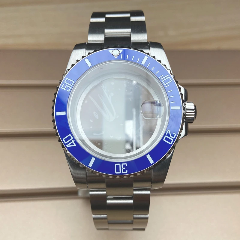 40mm NH35 Uhrengehäuse 316 Edelstahl-Uhrenarmband Saphirglas für Seiko NH35 NH34 NH36 NH38 Miyota 8215 Uhrwerk 28,5mm Zifferblatt – Detail 5