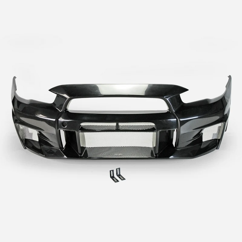 for Mitsubishi EVO 10 VRSV3 Style Front Bumper (Can be used on VRSV2 Wide Kit and VRS17 ) fiber glass car parts