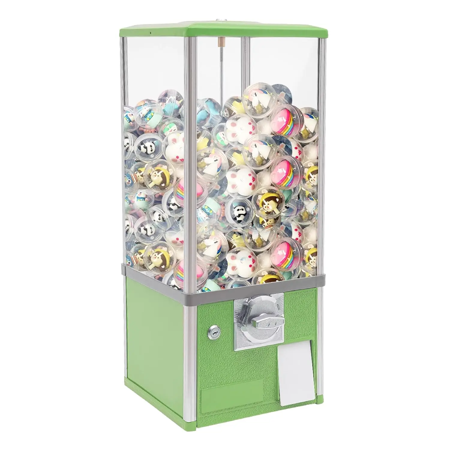 Vending Machine, Commercial Toy Candy Capsule Vending Machine, Classic Gumball Machine, 4x25 Dual Side Coin Operators Prize Mach
