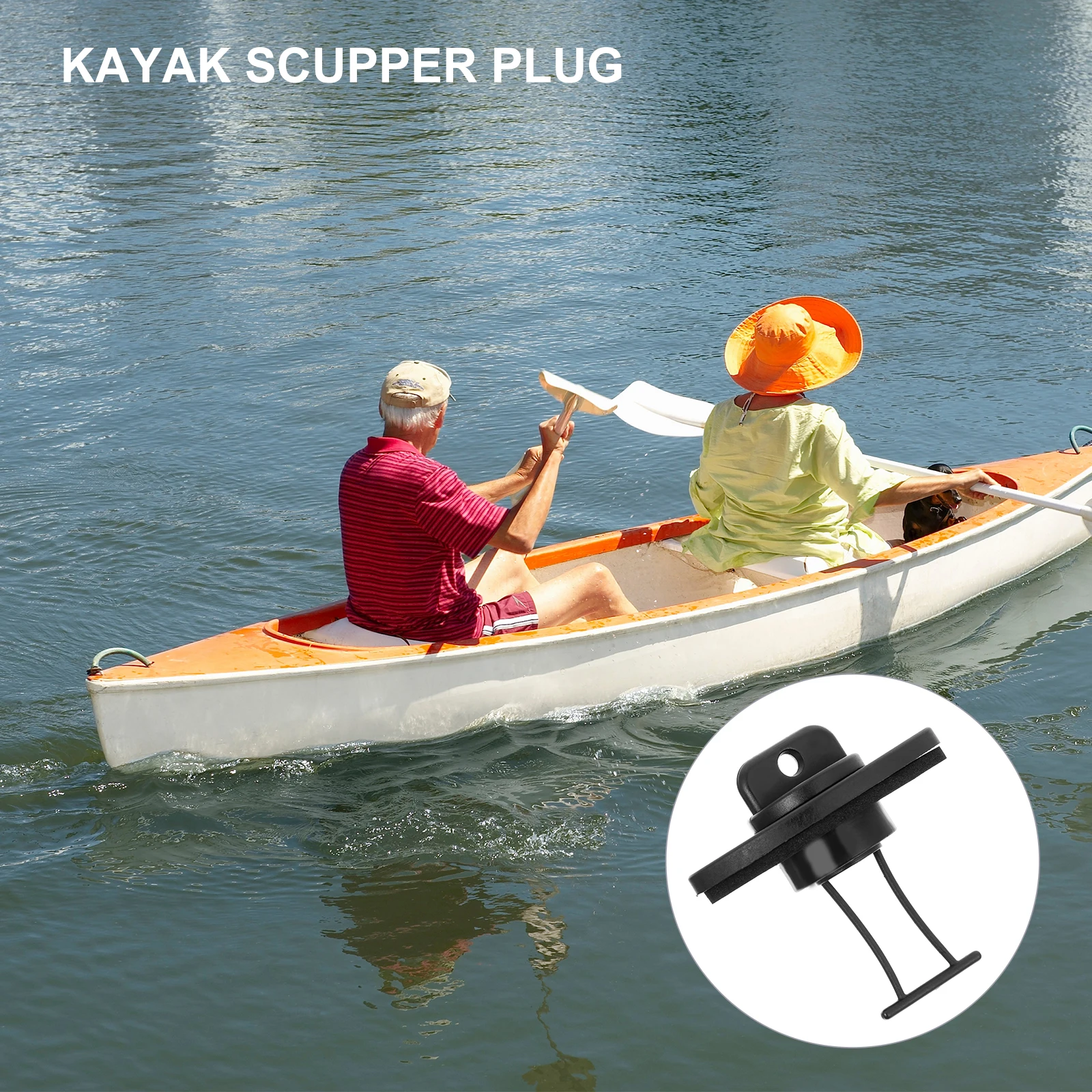 

4 Pcs Drain Plug Scupper Stopper Kayak Stoppers Accessories Hole Cover Holes Ocean Plugs