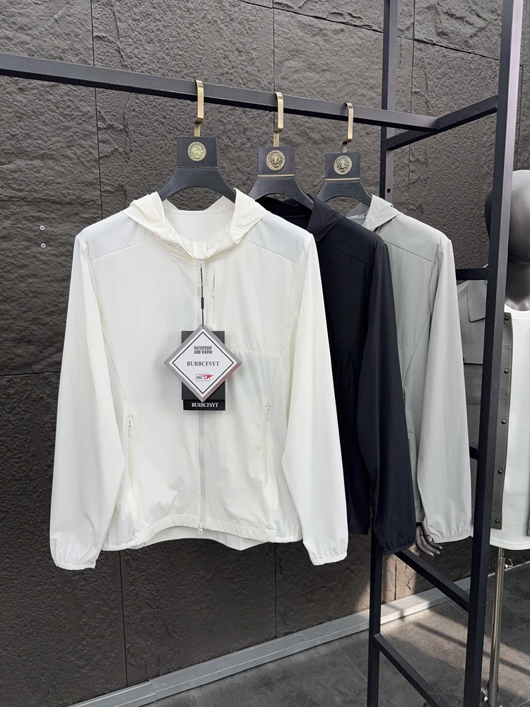 

Svip Xiong 2800UPF50 Heat Sensation Light Weight Breathable Summer Men's Outdoor Hooded Sun Protection Clothing Glue Punching