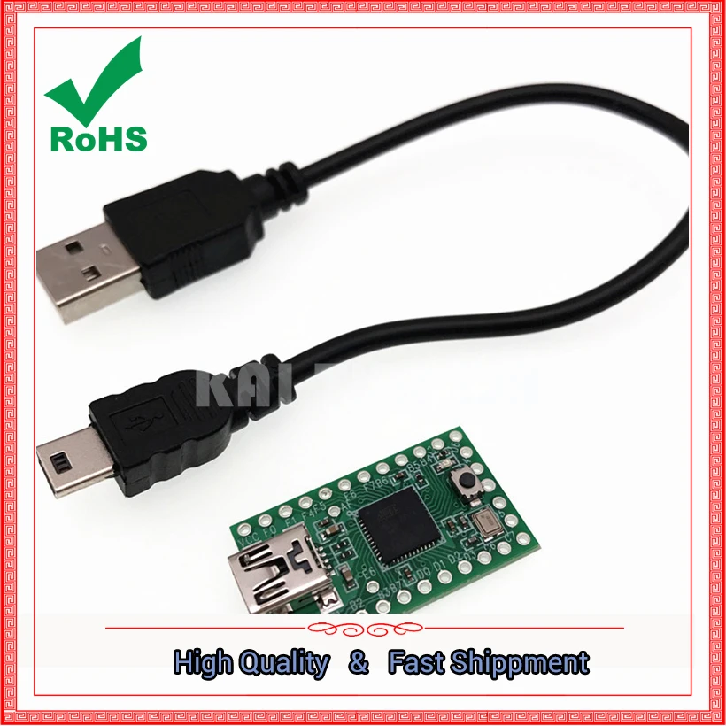 لوحة تطوير Teensy 2.0 USB AVR لوحة تجريبية للوحة المفاتيح والماوس ISP U Disk teensy2.0 Module