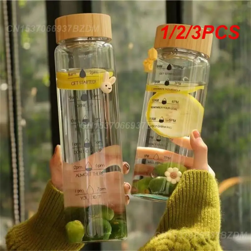 1/2/3PCS Single Layer Cup High Quality Single Layer Time Scale Large Capacity Ease Of Use Daily Water Intake