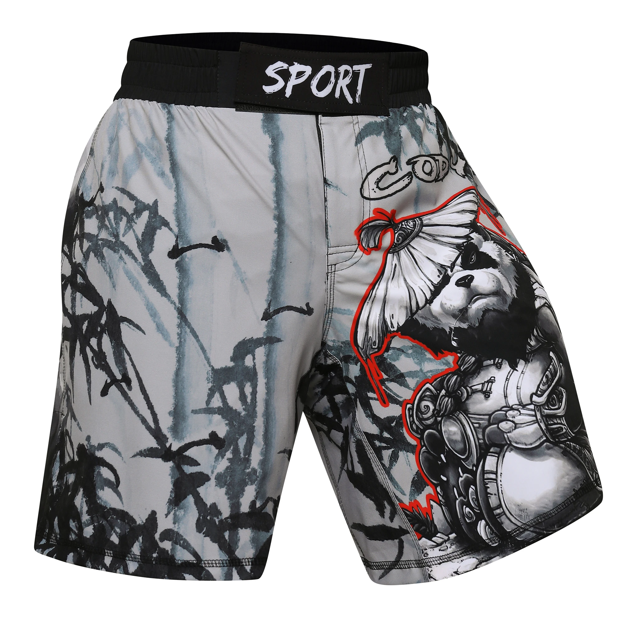 Training Fight Shorts Men\'s Boxing MMA Combat BJJ Grappling Fitness Muay Thai Kickboxing No Gi Shorts With Sublimation Printed