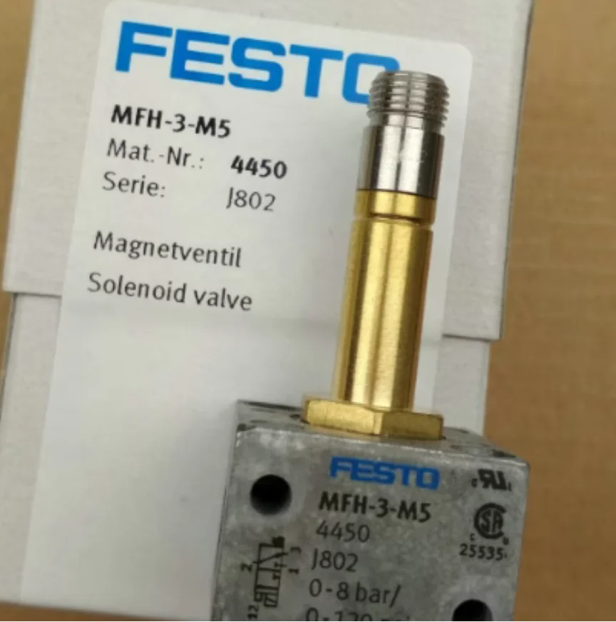 

New original FESTO solenoid valve MFH-3-M5 4450 MFH-2-M5 4573 MOFH-3-M5 4543 MC-2-1/8 2187 MCH-3-1/8 2199 MOCH-3-1/8 2211