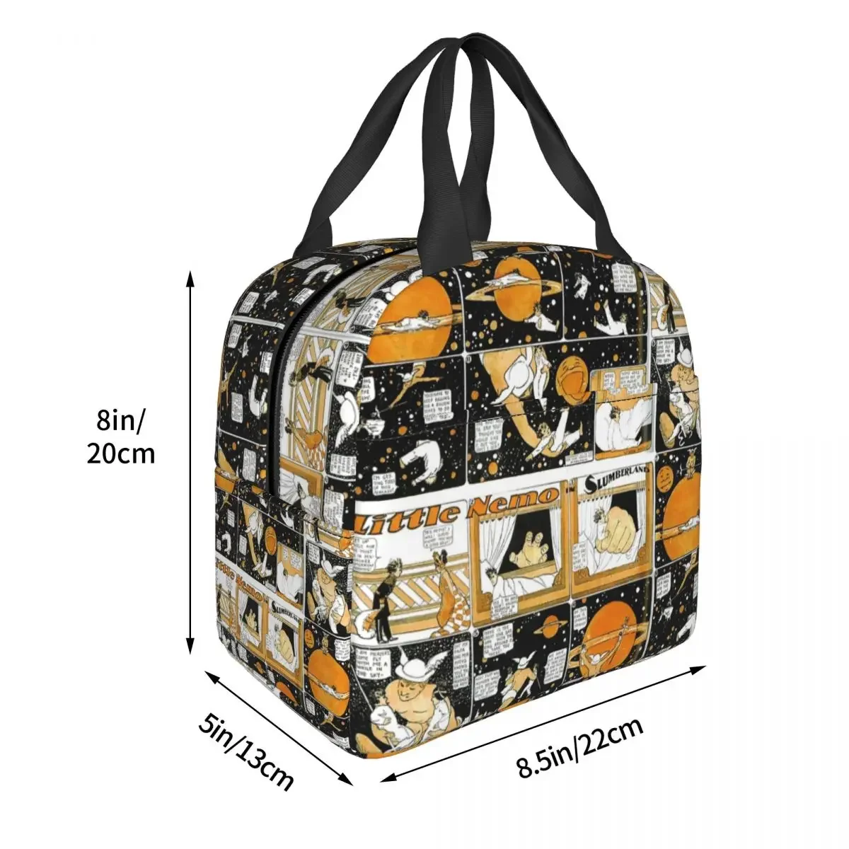 Little Nemo In Slumberland Full Page Comic (Mercury And Saturn) Lunch Bags Bento Box Lunch Tote Resuable Bags Cooler Thermal Bag