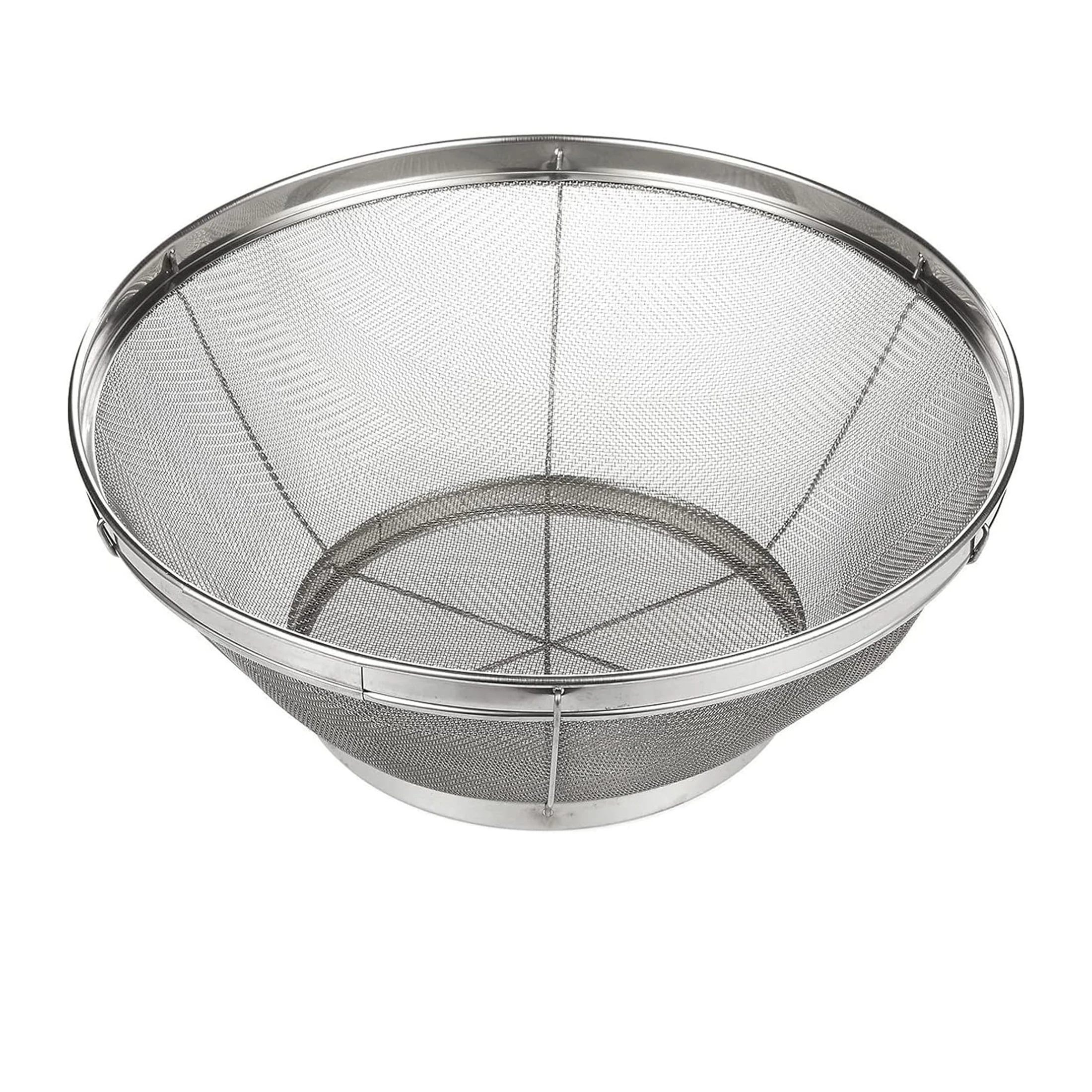 

Large Fine Mesh Pasta Strainer, Metal Colander for Rice, Quinoa, Yogurt