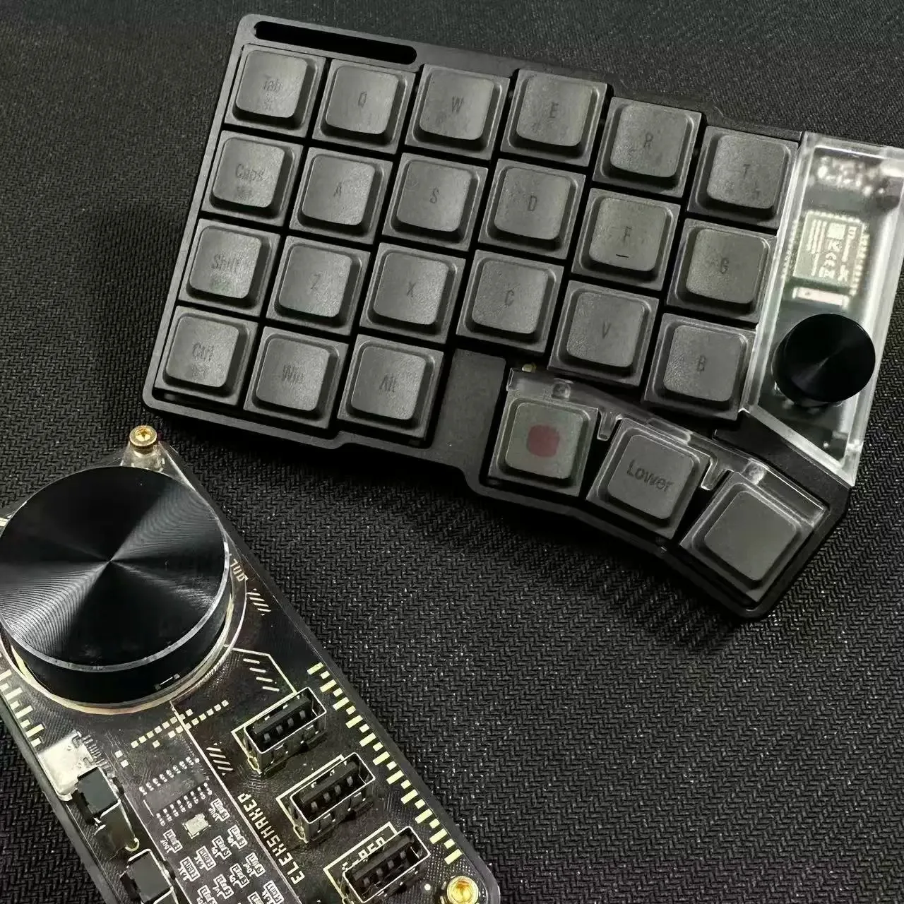Cornix LP スプリットメカニカルキーボード、CNC アルミニウムシェル