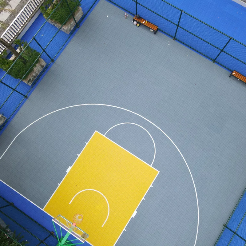 

Beable Customizable Interlocking Flooring For Home Backyard Half Basketball Court Personalize with Logo Lines Colors