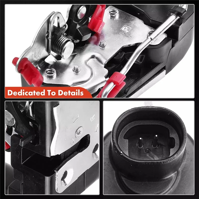 

1Pair For Jeep Cherokee 1997-2001 Car Rear Door Lock Latch W/ Power Locks Actuator 55235202AC 55235203AC 55235202AB