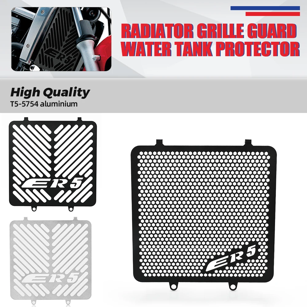 

Radiator Grille Guard Cover Protection Water Tank Net Motorcycle Accessories For Kawasaki ER-5 ER5 1997 1998 1999 2000 2001-2006