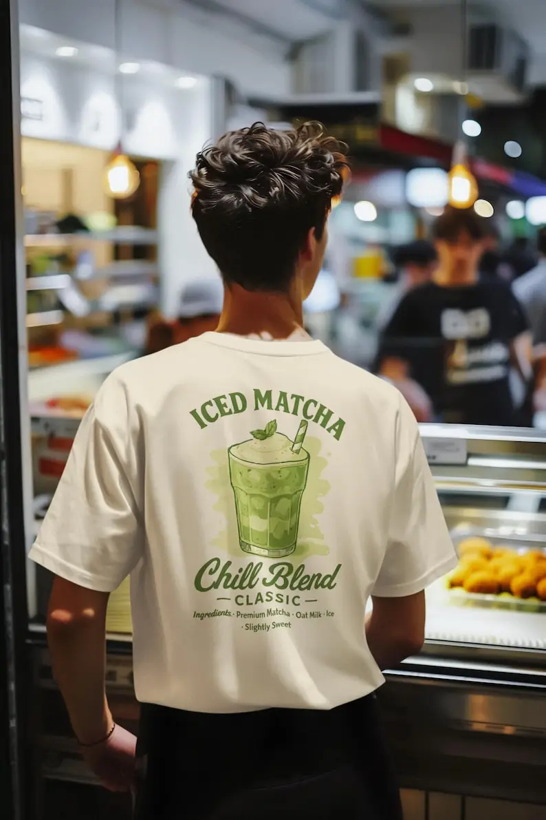

Camiseta de té verde, camiseta Iced Matcha Creator, amante del matcha, club, camiseta unisex informal, verano fresco, regalo par