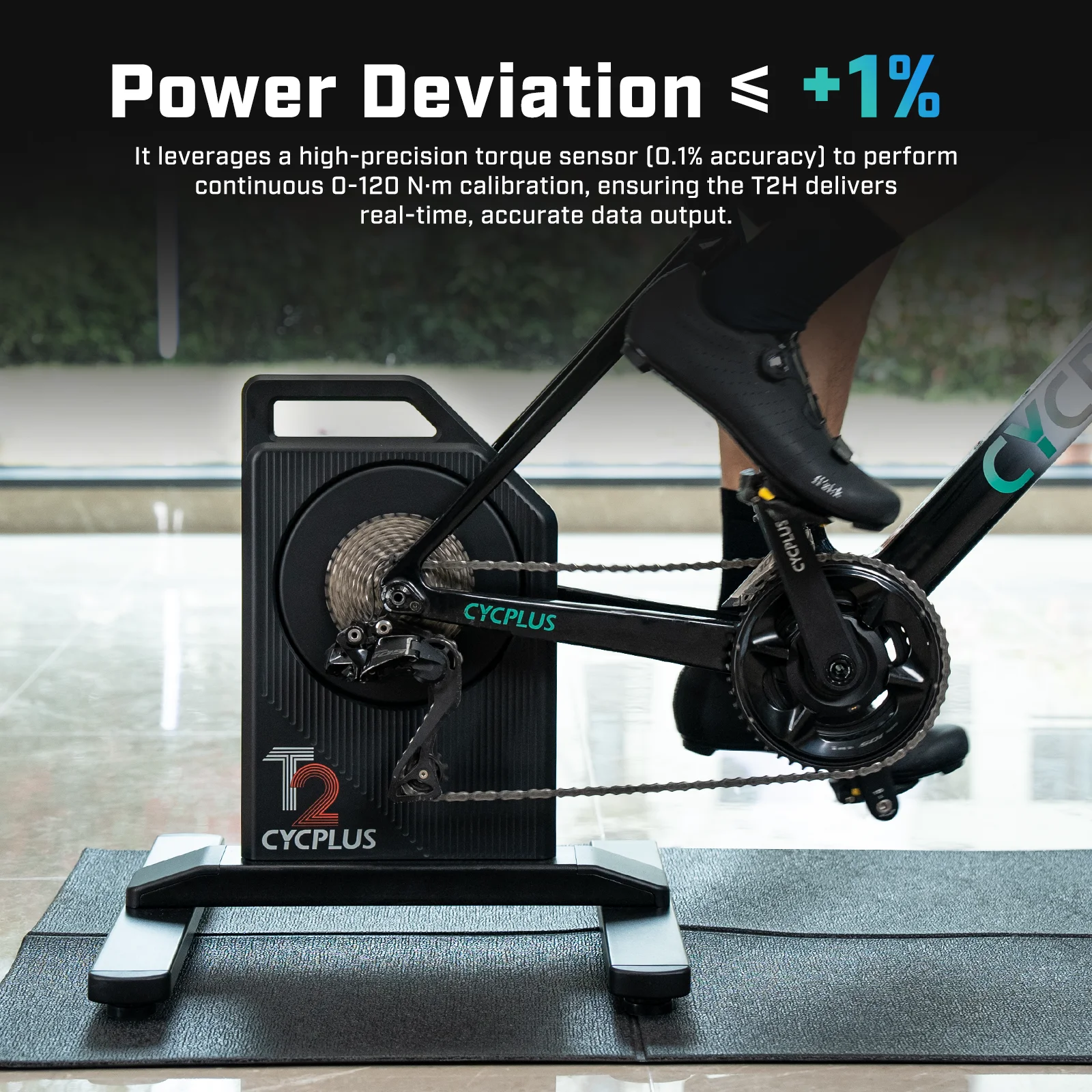 

CYCPLUS Indoor Home T2H Direct Drive Smart Bike Trainer Cycling