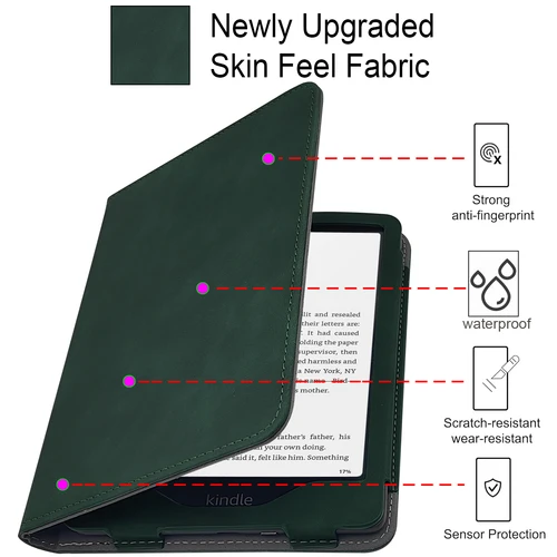 Imagen 2 del producto Funda para 7"" totalmente nueva Kindle Paperwhite 12a generación 2024 / Funda Signature Edition con doble correa de mano / soporte Auto Sleep/Wake