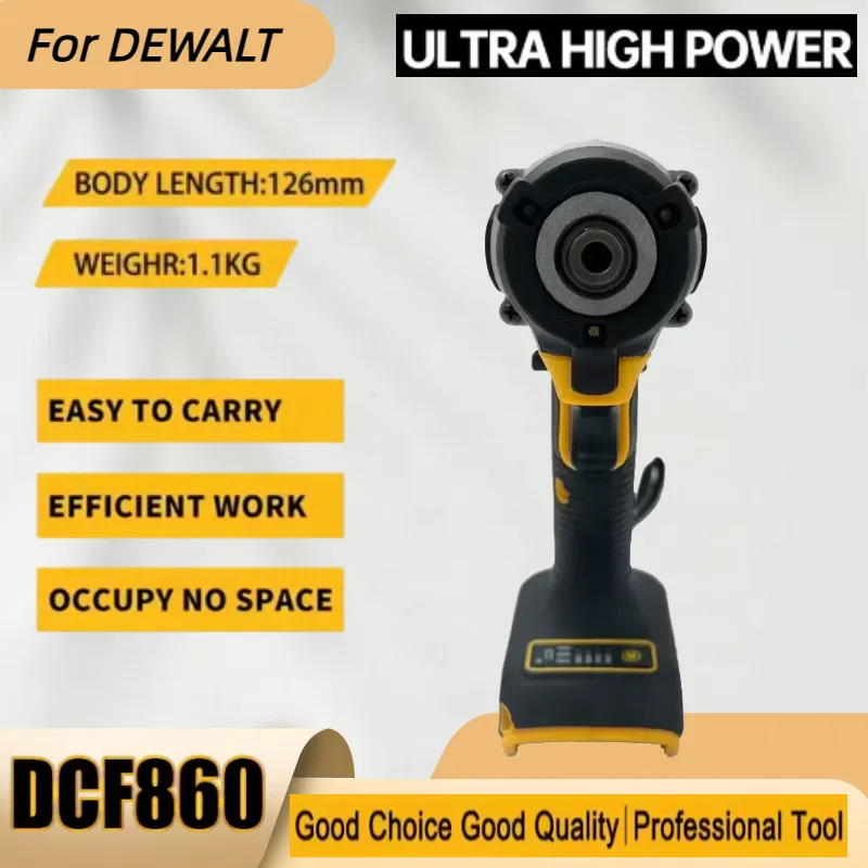 For Dewalt DCF860  Rechargeable Power Tools Upgraded Cordless Compact Drill / Driver 20V Brushless Electric Drill Screwdriver