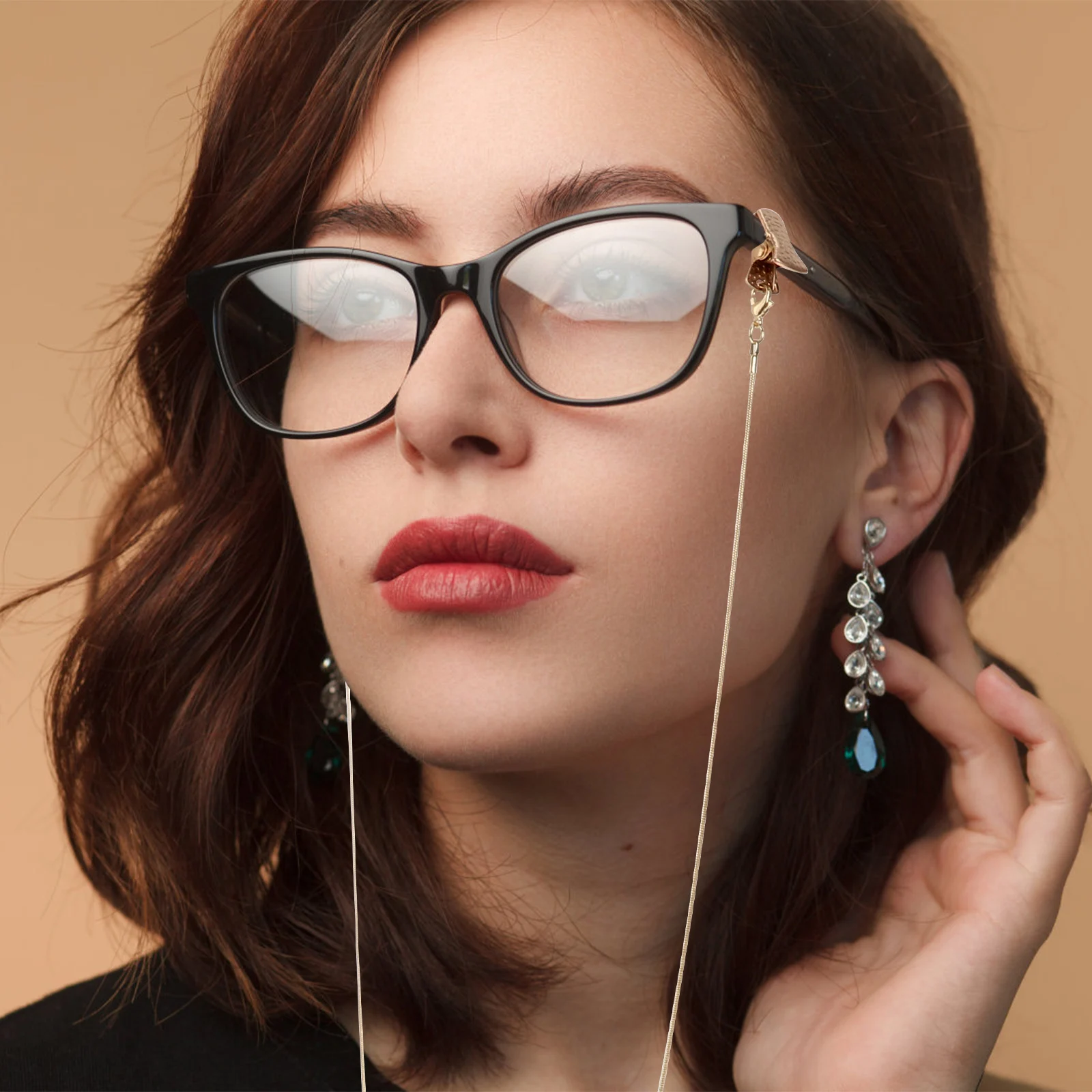 

10 Pcs Glasses Chain Clip Mask Strap Women's Luxury Woman Bezel Necklace Lanyards Eyeglass Supplies Hanging