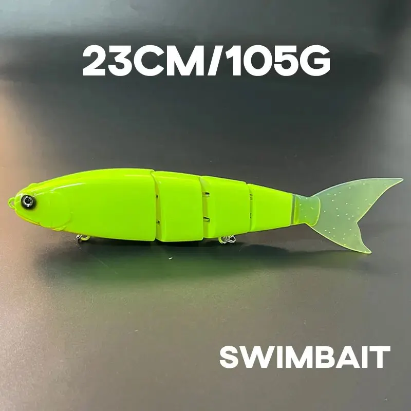 Swimbait Fishing 23cm 105g Lure Sinking Wobblers Artificial Hard Fishing Bait Multi Segments 4-Joint Bait For Pike Bass