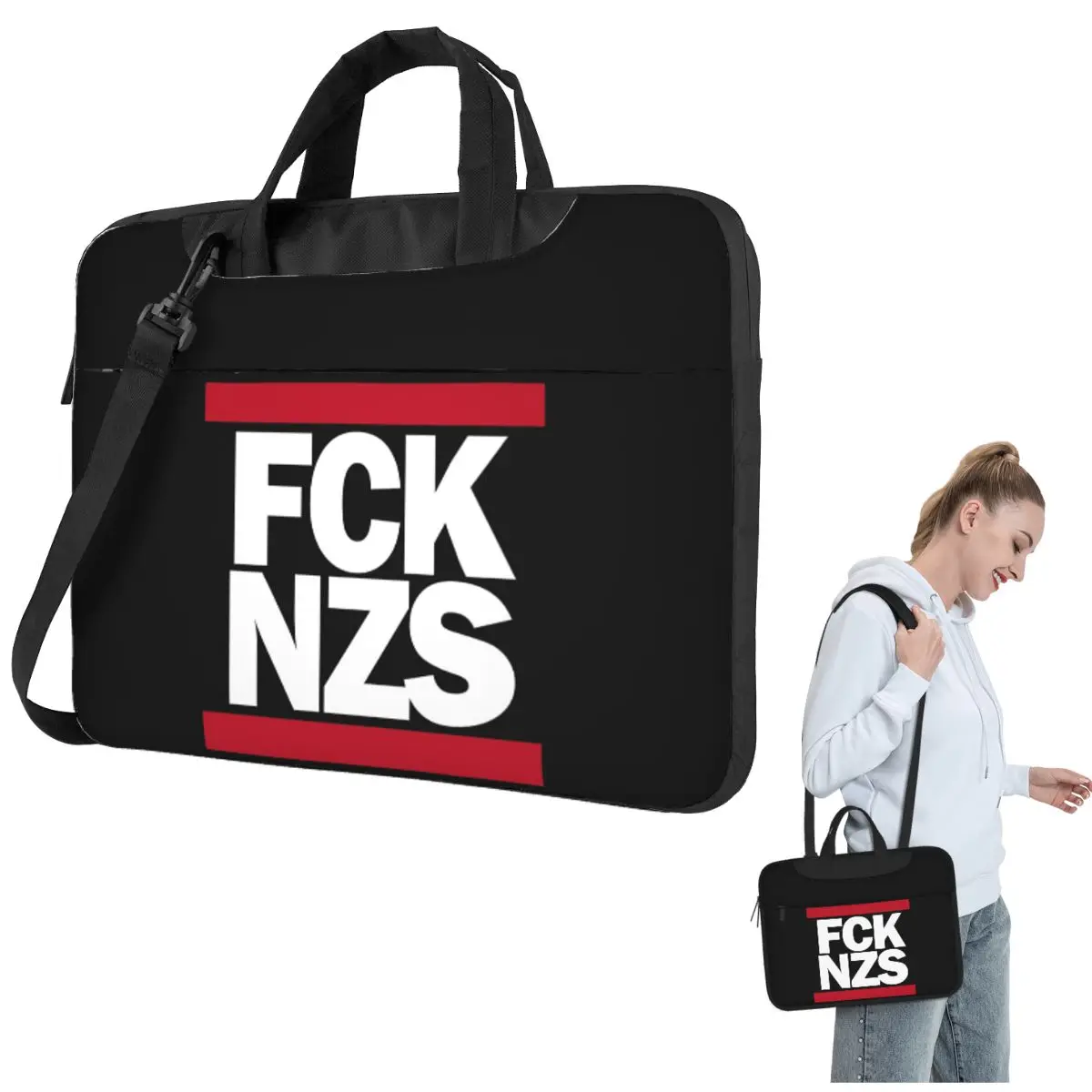 

Fck Nzs Crossbody Сумка для ноутбука Чехол Сумка для компьютера 13, 14, 15,6-дюймовая сумка для ноутбука Macbook Pro