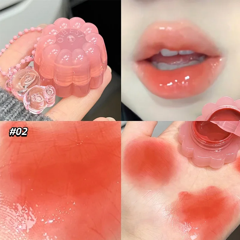 Błyszczyk do ust z efektem lustra, wodny, nawilżający, rozświetla twarz i sprawia, że usta wyglądają naturalnie, wybielając twarz i powiększając usta bez blaknięcia.