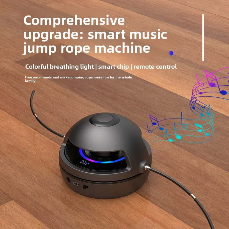 Intelligent Music Electric Jump Rope Electronic Counting Automatic Skipping Machine Fitness Workout Skipping Device