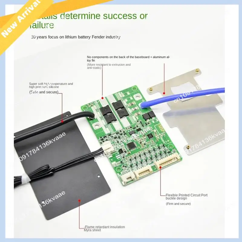 M01K Built-In Bluetooth Smart 10-17 Series Lithium Battery Protection Board 40A Ternary Same Port Protection Board