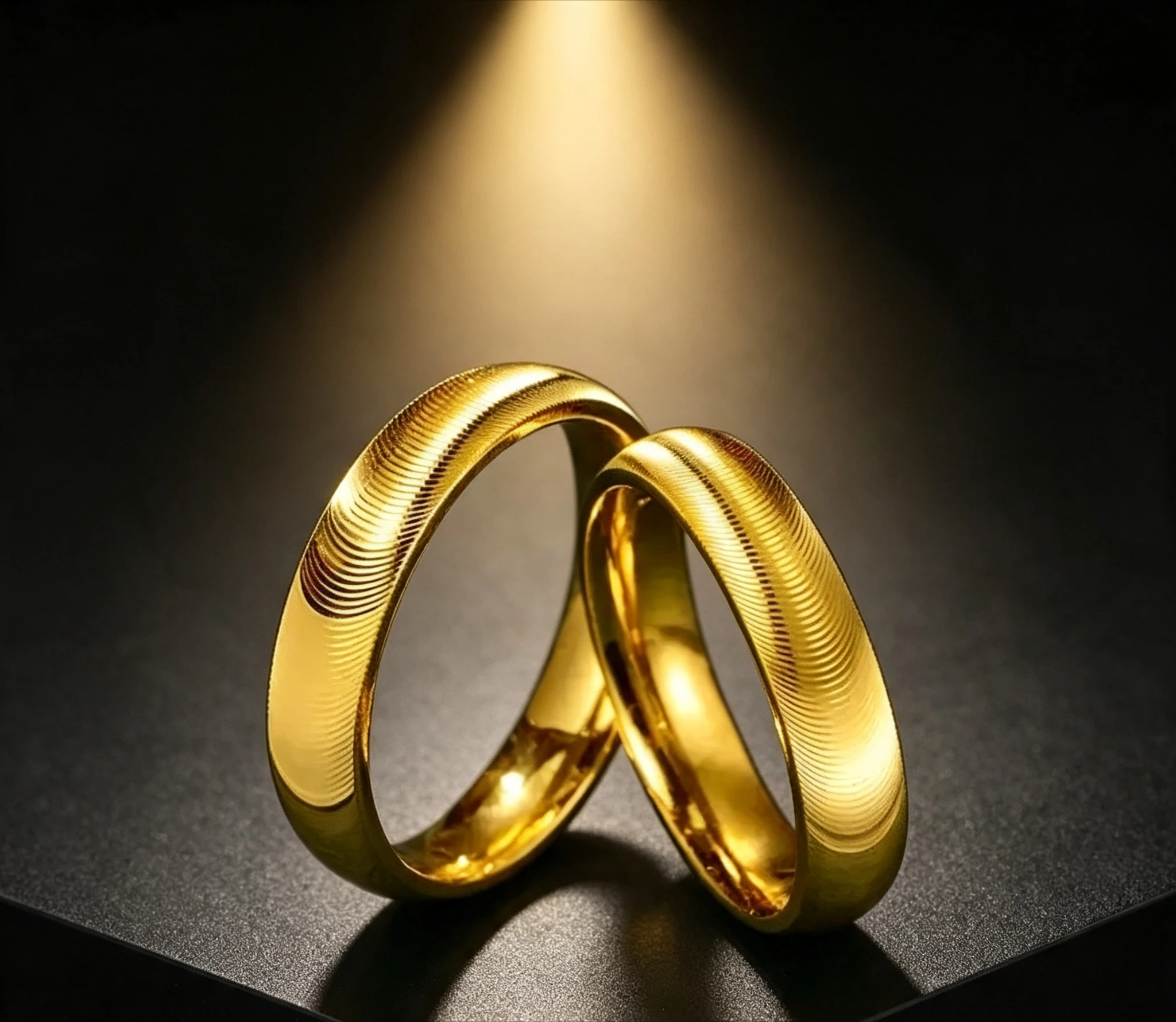 9999 Gold Cat's Eye Ring, Fashionably Simple for Couples, Wholesale with Metal Stamp Gift for girlfriend